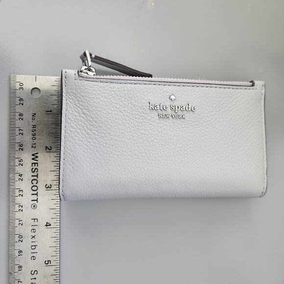 NWT Kate Spade Bi-fold Wallet (Grey) - Picture 6 of 10